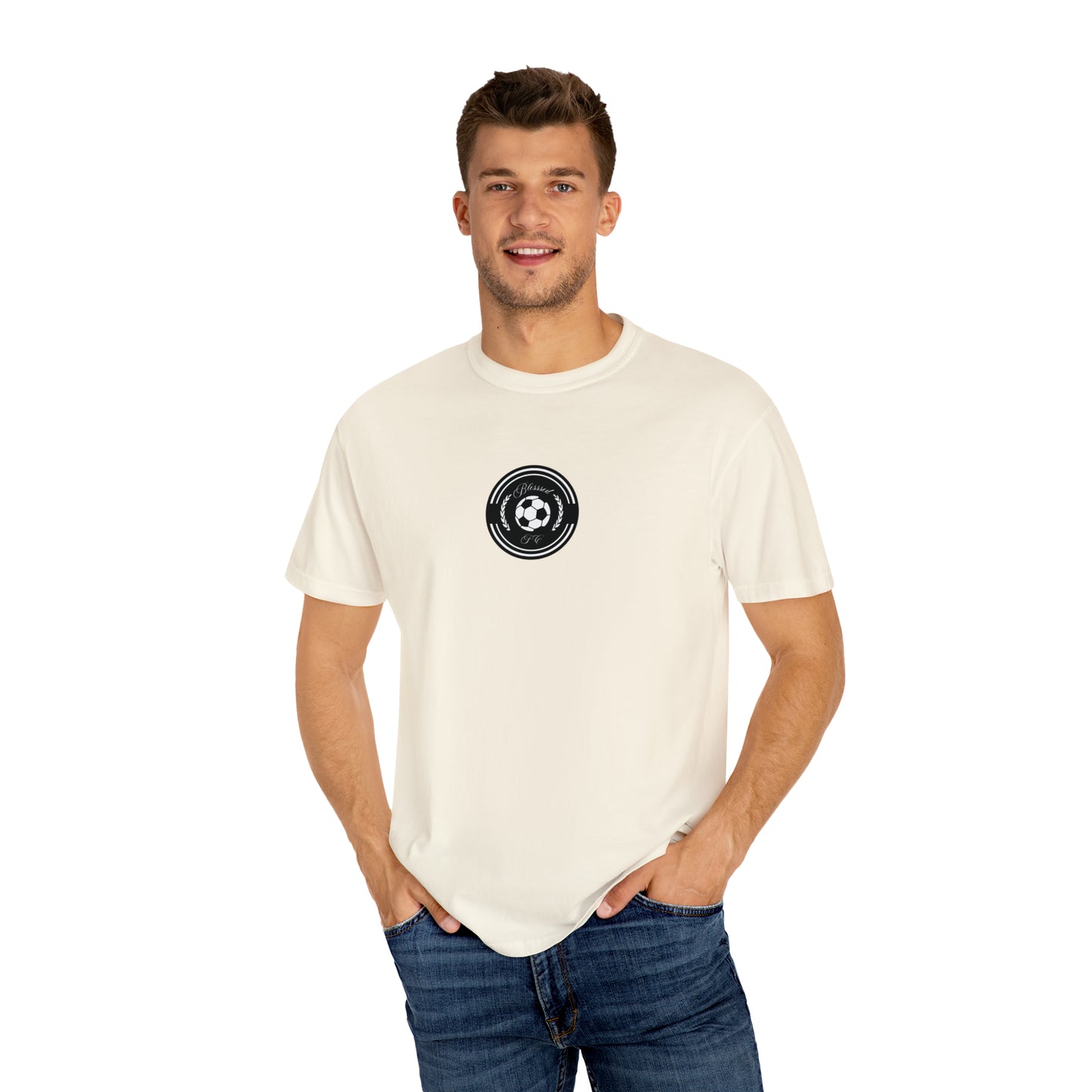 Blesssed FC Unisex Garment-Dyed T-shirt